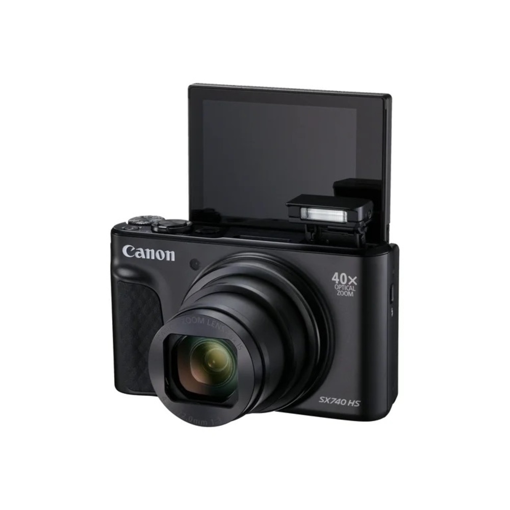 Canon SX740 HS Compact Digital Camera — Black - Picture 2 of 10